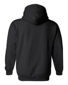 Gildan 18500 Unisex Heavy Blend™ Hooded Sweatshirt – Black (back)