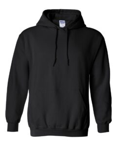Gildan 18500 Unisex Heavy Blend™ Hooded Sweatshirt – Black