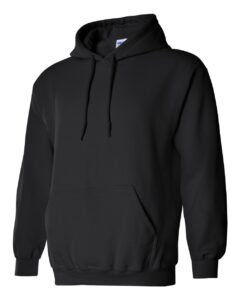 Gildan 18500 Unisex Heavy Blend™ Hooded Sweatshirt – Black (side)