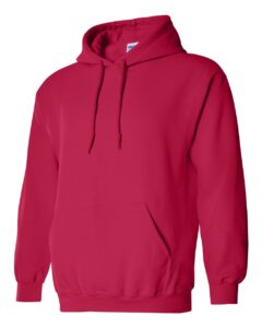 Gildan 18500 Unisex Heavy Blend™ Hooded Sweatshirt – Cherry Red (side)