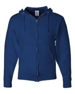 JERZEES 993MR Unisex NuBlend® Full-Zip Hooded Sweatshirt – Royal