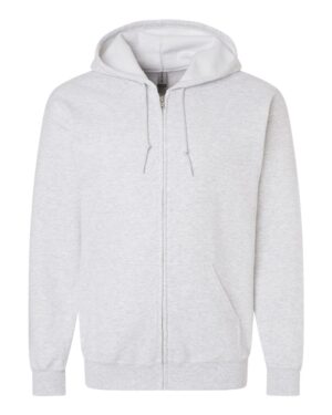 Gildan 18600 Unisex Heavy Blend™ Full-Zip Hooded Sweatshirt – Ash