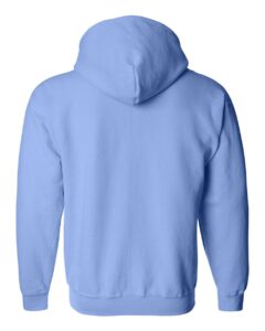 Gildan 18600 Unisex Heavy Blend™ Full-Zip Hooded Sweatshirt – Carolina Blue (back)