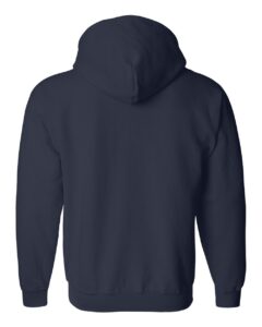 Gildan 18600 Unisex Heavy Blend™ Full-Zip Hooded Sweatshirt – Navy (back)
