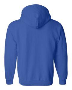 Gildan 18600 Unisex Heavy Blend™ Full-Zip Hooded Sweatshirt – Royal (back)