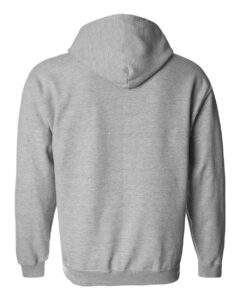 Gildan 18600 Unisex Heavy Blend™ Full-Zip Hooded Sweatshirt – Sport Grey (back)