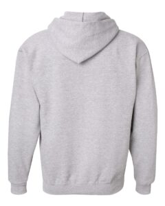 JERZEES 4997MR Unisex Super Sweats NuBlend® Hooded Sweatshirt – Ash (back)