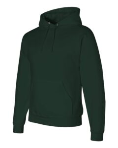 JERZEES 4997MR Unisex Super Sweats NuBlend® Hooded Sweatshirt – Forest Green (side)