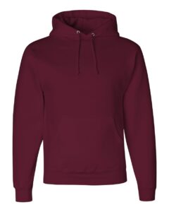 JERZEES 4997MR Unisex Super Sweats NuBlend® Hooded Sweatshirt – Maroon
