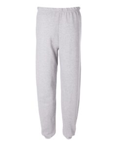 JERZEES 973MR Unisex NuBlend® Sweatpants – Ash (back)