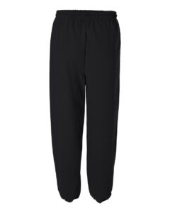 Gildan 18200 Unisex Heavy Blend™ Sweatpants – Black (back)