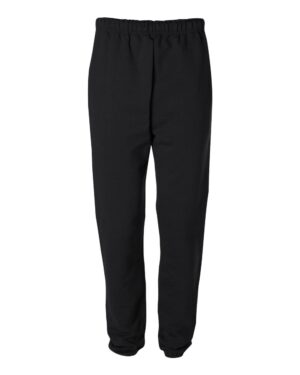 JERZEES 4850MR Unisex Super Sweats NuBlend® Sweatpants with Pockets – Black