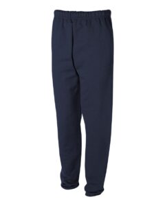 JERZEES 4850MR Unisex Super Sweats NuBlend® Sweatpants with Pockets – J. Navy (side)