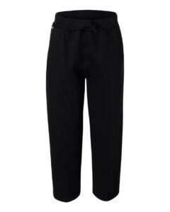 J. America 8992 Men’s Premium Open-Bottom Sweatpants – Black