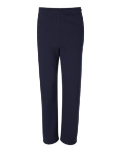 JERZEES 974MPR Unisex NuBlend® Open-Bottom Sweatpants with Pockets – J. Navy