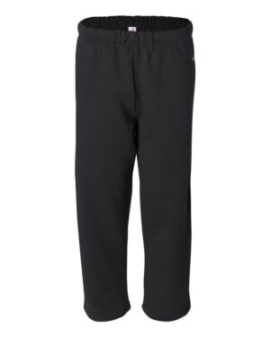 Badger 1277 Men’s Open-Bottom Sweatpants – Black