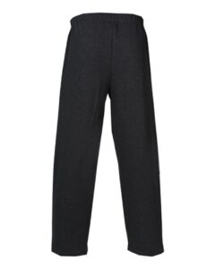 Badger 1277 Men’s Open-Bottom Sweatpants – Charcoal (back)