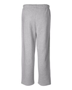 Badger 1277 Men’s Open-Bottom Sweatpants – Oxford (back)