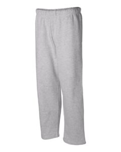 Badger 1277 Men’s Open-Bottom Sweatpants – Oxford (side)