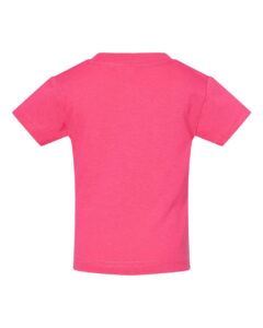 Rabbit Skins 3401 Infant Cotton Jersey Tee – Hot Pink (back)