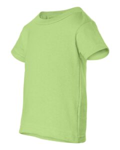 Rabbit Skins 3401 Infant Cotton Jersey Tee – Key Lime (side)