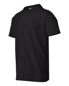 Hanes 5370 Youth EcoSmart® T-Shirt – Black (side)