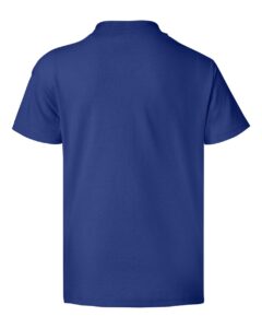 Hanes 5370 Youth EcoSmart® T-Shirt – Deep Royal (back)