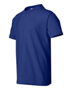 Hanes 5370 Youth EcoSmart® T-Shirt – Deep Royal (side)