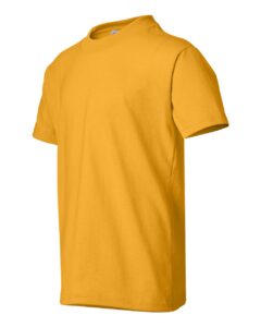 Hanes 5370 Youth EcoSmart® T-Shirt – Gold (side)