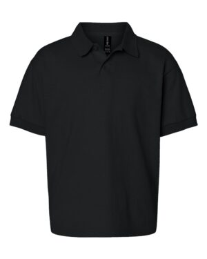 Gildan 8800B Youth DryBlend® Jersey Polo – Black