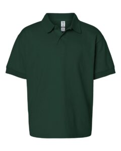 Gildan 8800B Youth DryBlend® Jersey Polo – Forest Green