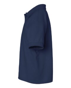 Gildan 8800B Youth DryBlend® Jersey Polo – Navy (side)