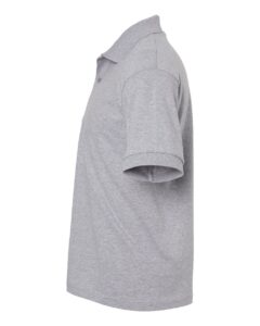 Gildan 8800B Youth DryBlend® Jersey Polo – Sport Grey (side)
