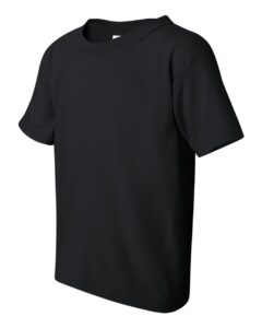 Gildan 5000B Youth Heavy Cotton™ T-Shirt – Black (side)