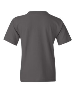 Gildan 5000B Youth Heavy Cotton™ T-Shirt – Charcoal (back)