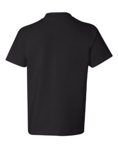 Hanes 5450 Youth Authentic T-Shirt – Black (back)