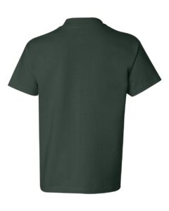 Hanes 5450 Youth Authentic T-Shirt – Deep Forest (back)