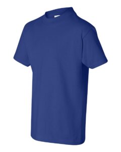 Hanes 5450 Youth Authentic T-Shirt – Deep Royal (side)