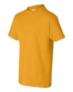 Hanes 5450 Youth Authentic T-Shirt – Gold (side)
