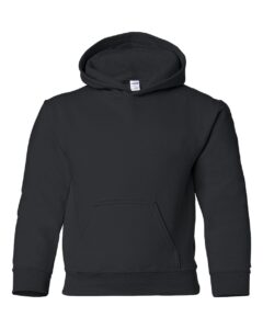 Gildan 18500B Youth Heavy Blend™ Hooded Sweatshirt – Black