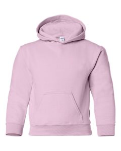 Gildan 18500B Youth Heavy Blend™ Hooded Sweatshirt – Light Pink