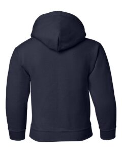 Gildan 18500B Youth Heavy Blend™ Hooded Sweatshirt – Navy (back)
