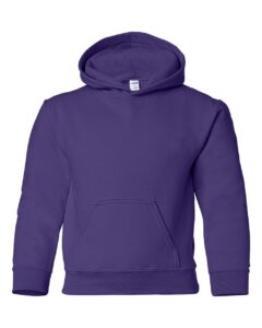 Gildan 18500B Youth Heavy Blend™ Hooded Sweatshirt – Purple
