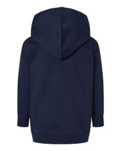 Rabbit Skins 3326 Toddler Pullover Fleece Hoodie – Navy (back)