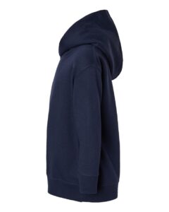 Rabbit Skins 3326 Toddler Pullover Fleece Hoodie – Navy (side)