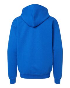 Gildan 18600B Youth Heavy Blend™ Full-Zip Hooded Sweatshirt – Royal (back)