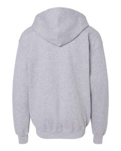 Gildan 18600B Youth Heavy Blend™ Full-Zip Hooded Sweatshirt – Sport Grey (back)