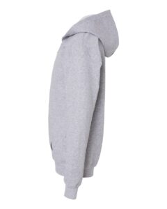 Gildan 18600B Youth Heavy Blend™ Full-Zip Hooded Sweatshirt – Sport Grey (side)