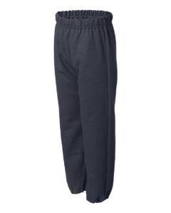 Gildan 18200B Youth Heavy Blend™ Sweatpants – Navy (side)