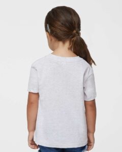 Rabbit Skins 3301J Youth Juvy T-Shirt – Ash (on model back)